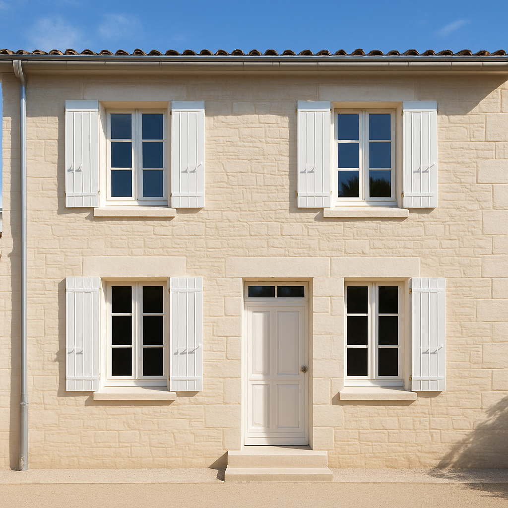 Après — Façade de maison ancienne
