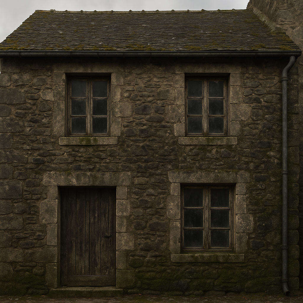 Avant — Façade de maison ancienne