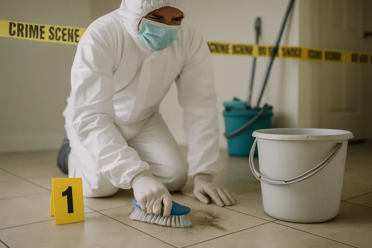 Comment Décoder une Scène de Crime : Expertise Légale et Nettoyage Intégral