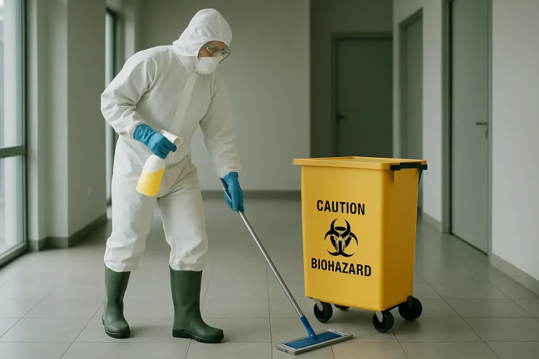 Protocole Urgent : Nettoyage Efficace Après Contamination Biologique