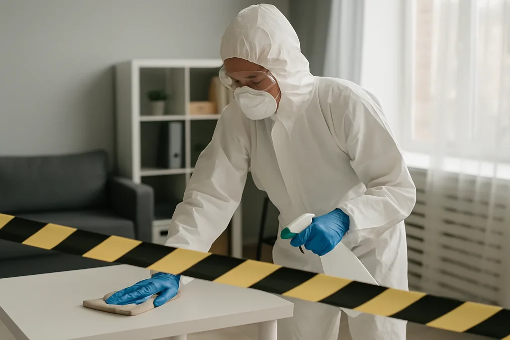 Les Conséquences Psychologiques Rares du Nettoyage de Scènes Post-Criminelles