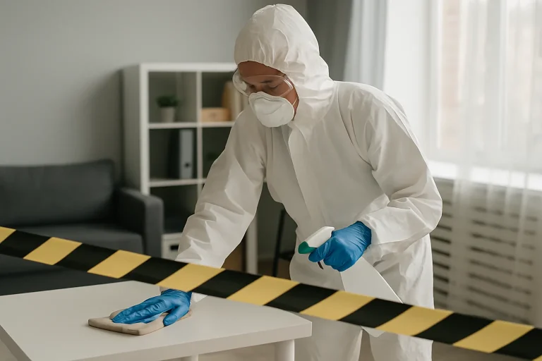 Les Conséquences Psychologiques Rares du Nettoyage de Scènes Post-Criminelles